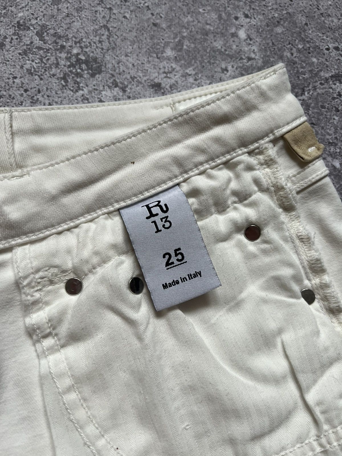 R13 R13 Women Pants Boy Skinny White Size 26" / US 2 / IT 38 - 22 Thumbnail