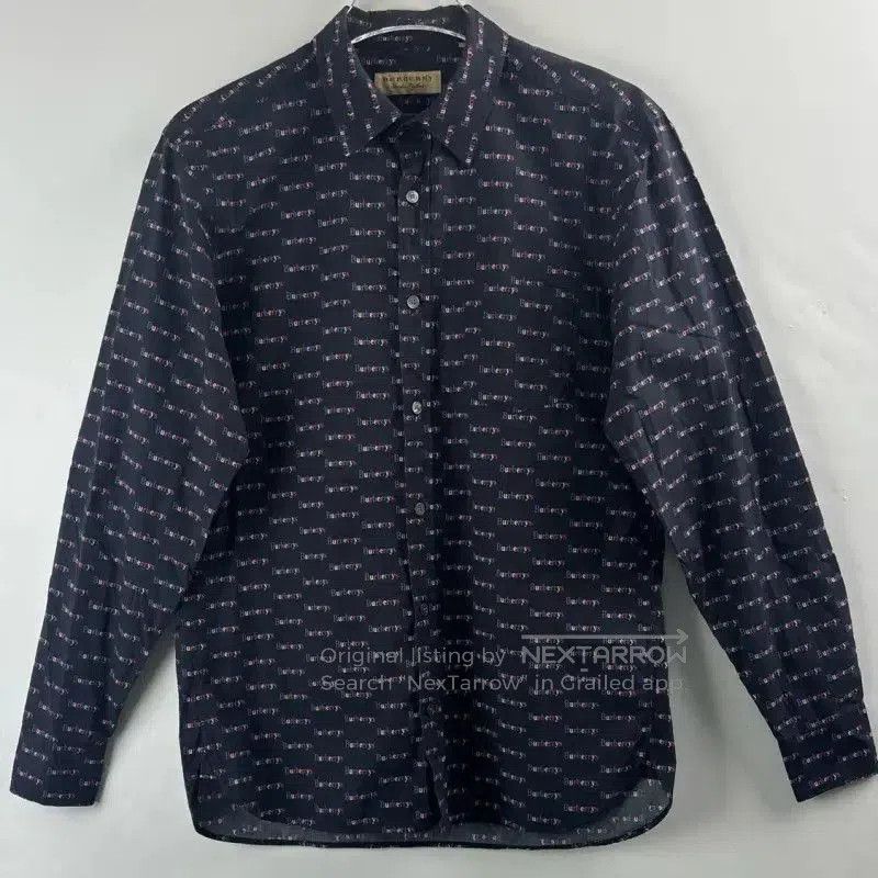Burberry Burberry Men’s Long Sleeve Shirt in Dark Blue. Size US S / EU 44-46 / 1 - 1 Thumbnail