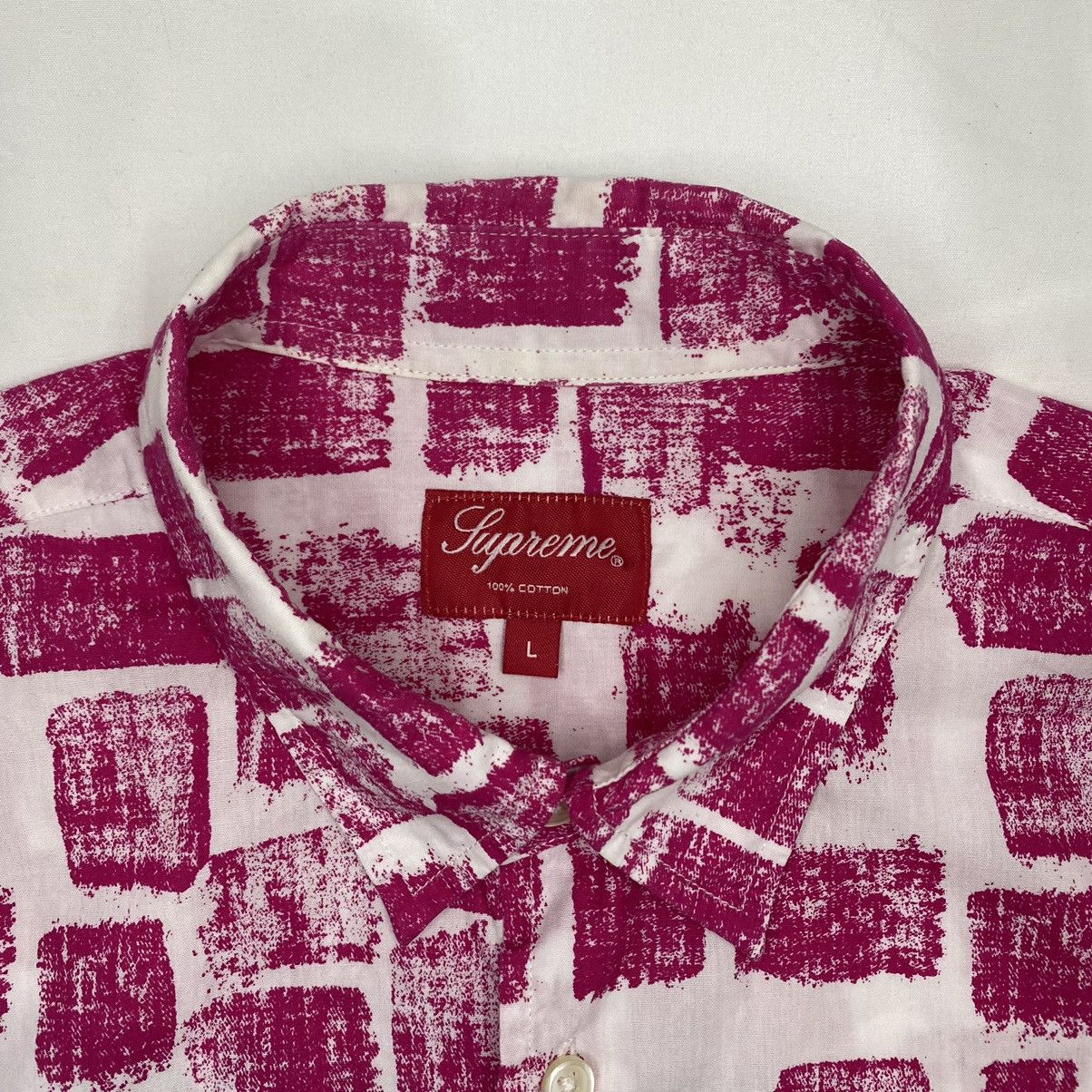 Supreme Supreme Block Print Shirt SS14 Size US L / EU 52-54 / 3 - 9 Thumbnail