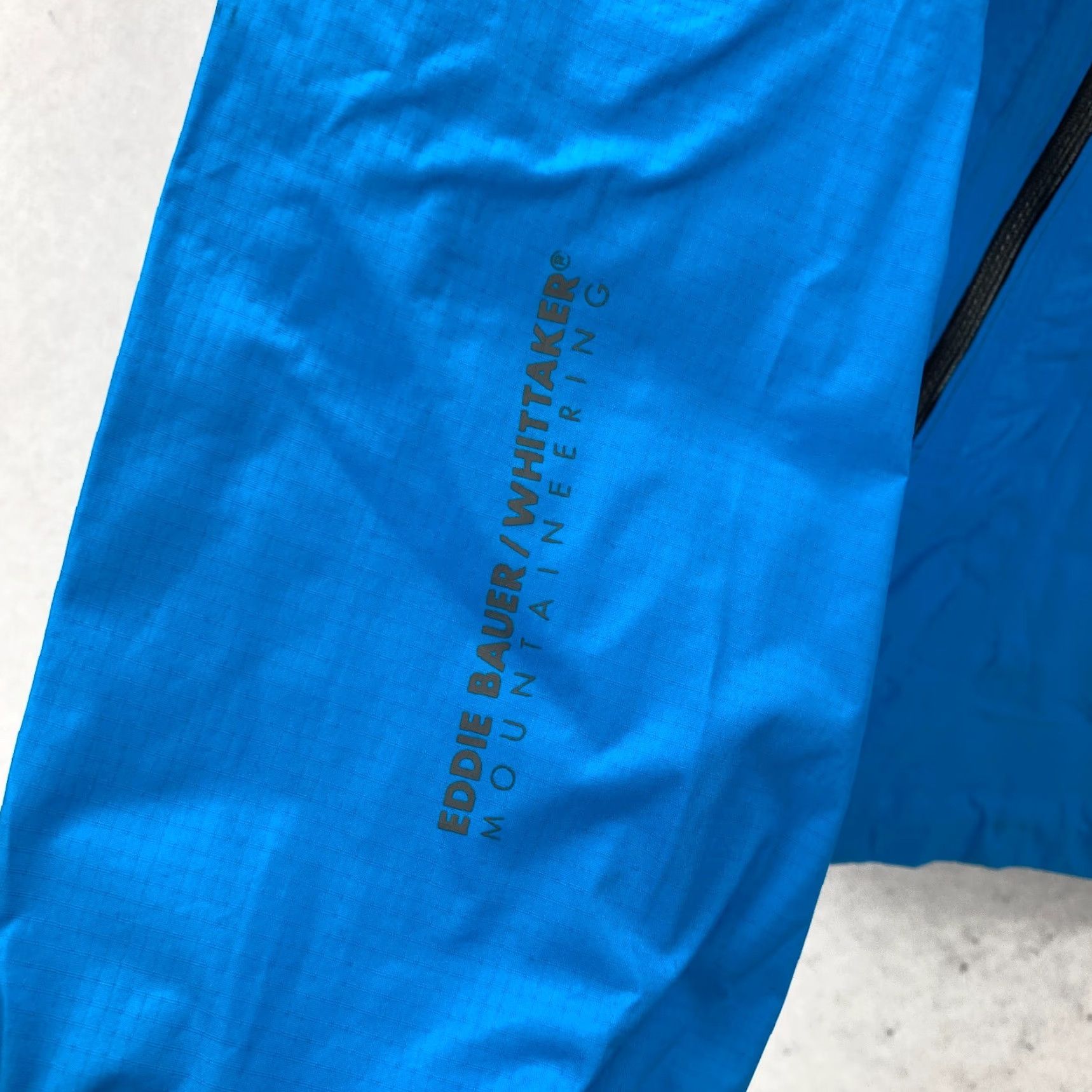 Eddie Bauer VINTAGE Eddie Bauer First Ascent Rain Jacket Women's Large Blue Ripstop Water Resistant Size L / US 10 / IT 46 - 4 Thumbnail