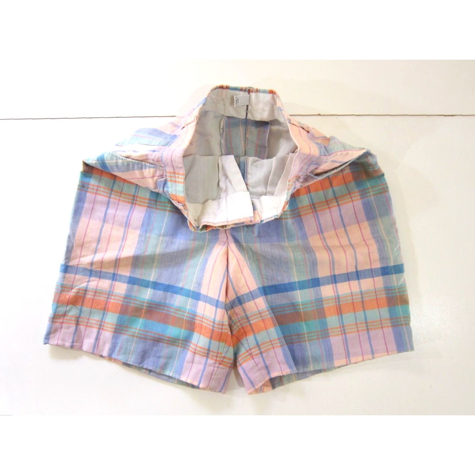 Vintage VINTAGE Divot's Plaid Pink Blue Cotton High Waist Golf Short Men S Size US 28 / EU 44 - 7 Thumbnail
