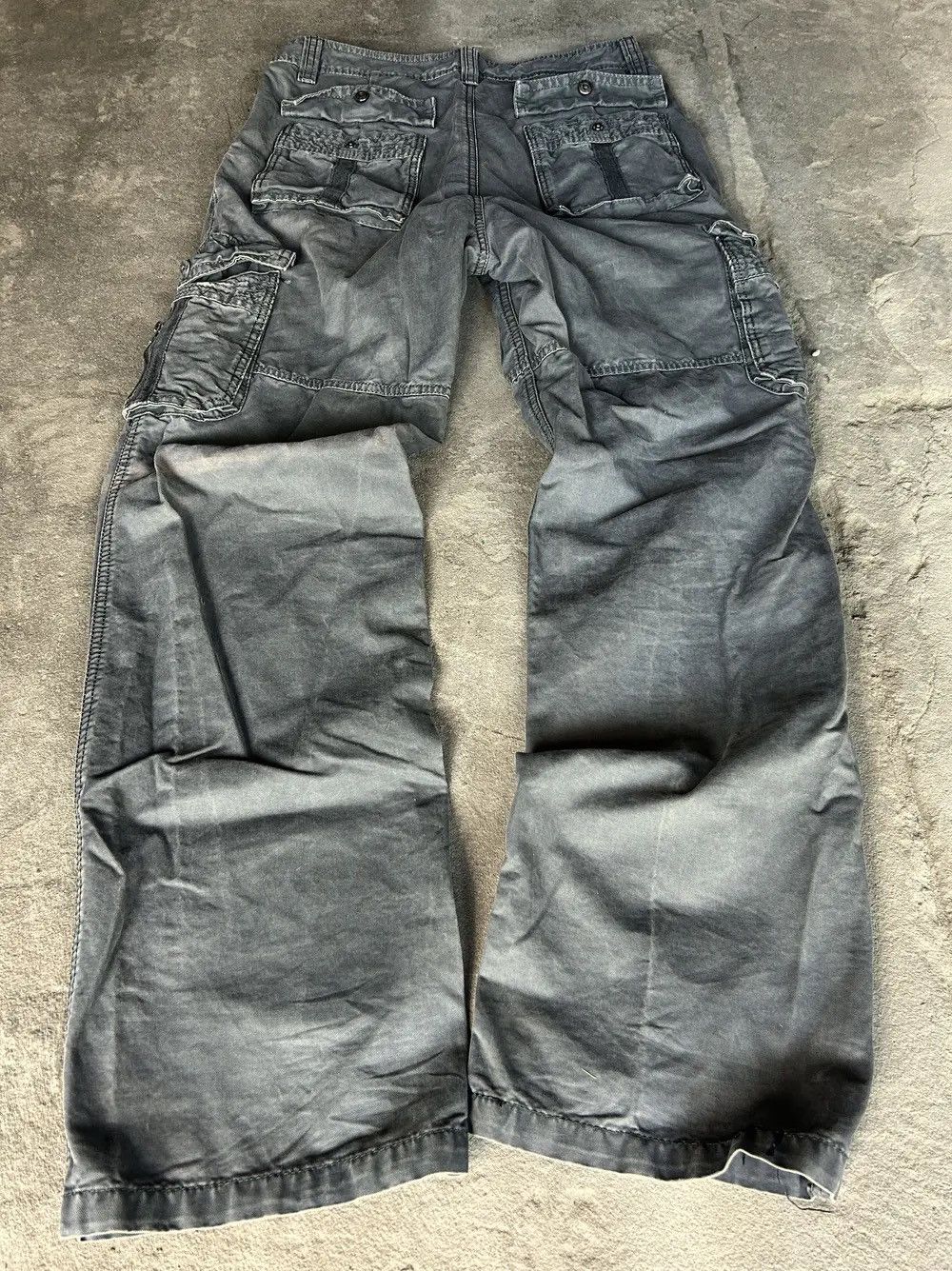 Junya Watanabe × Nike × Vintage Vintage Rick Owens Junya Watanabe Style Cargo Jeans Size US 30 / EU 46 - 2 Thumbnail