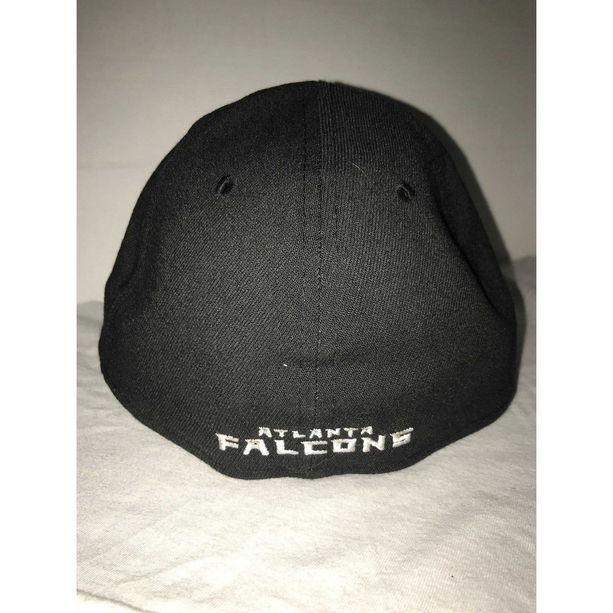 New Era Atlanta Falcons Black/White 39THIRTY New ERA Stretch Fit Cap Size ONE SIZE - 3 Thumbnail