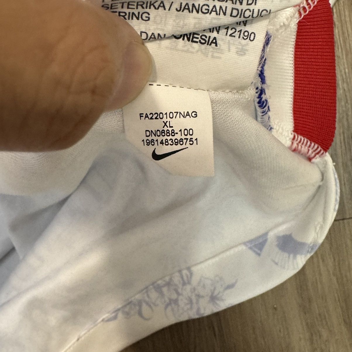 Nike France 22/23 away shirt #10 Mbappe Size US XL / EU 56 / 4 - 9 Thumbnail