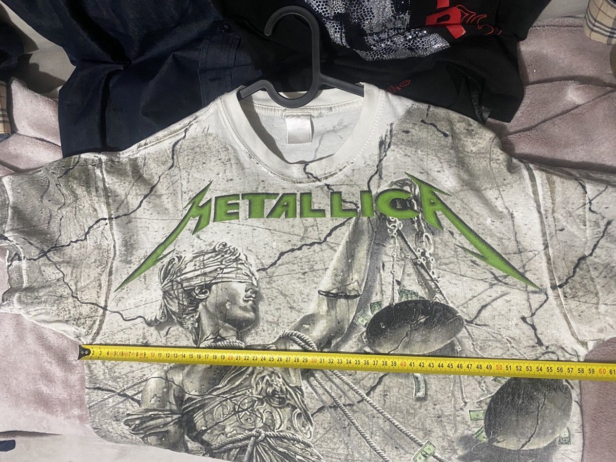 Band Tees × Metallica × Vintage Metallica and justice for all AOP Vintage y2k fullprint tee Size US L / EU 52-54 / 3 - 8 Thumbnail