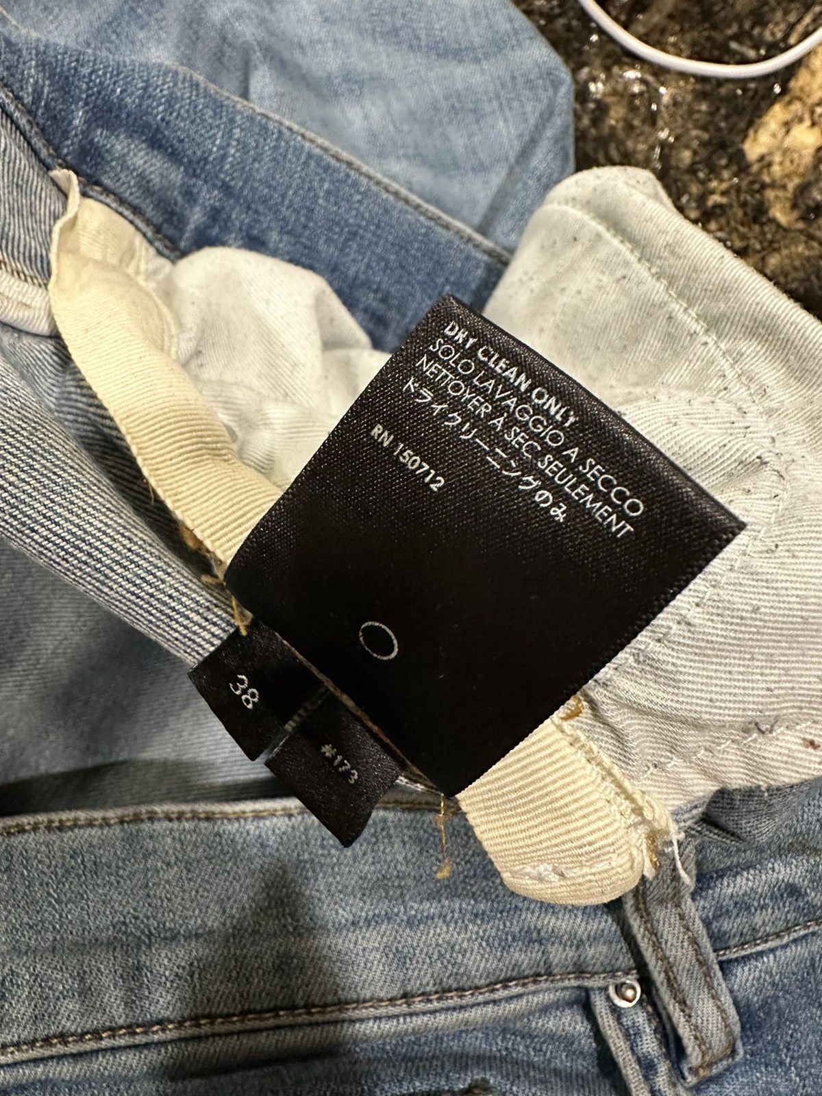 Amiri Amiri Stone Wash Blue Stack Denim Jeans Size US 38 / EU 54 - 13 Thumbnail