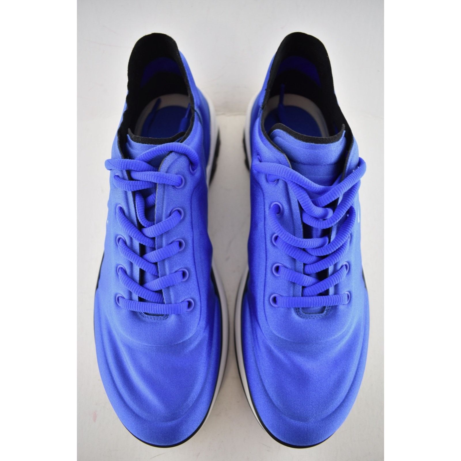 Chanel Chanel Men 19P Blue Lycra White Black CC Logo Lace Low Size US 11 / EU 44 - 8 Thumbnail