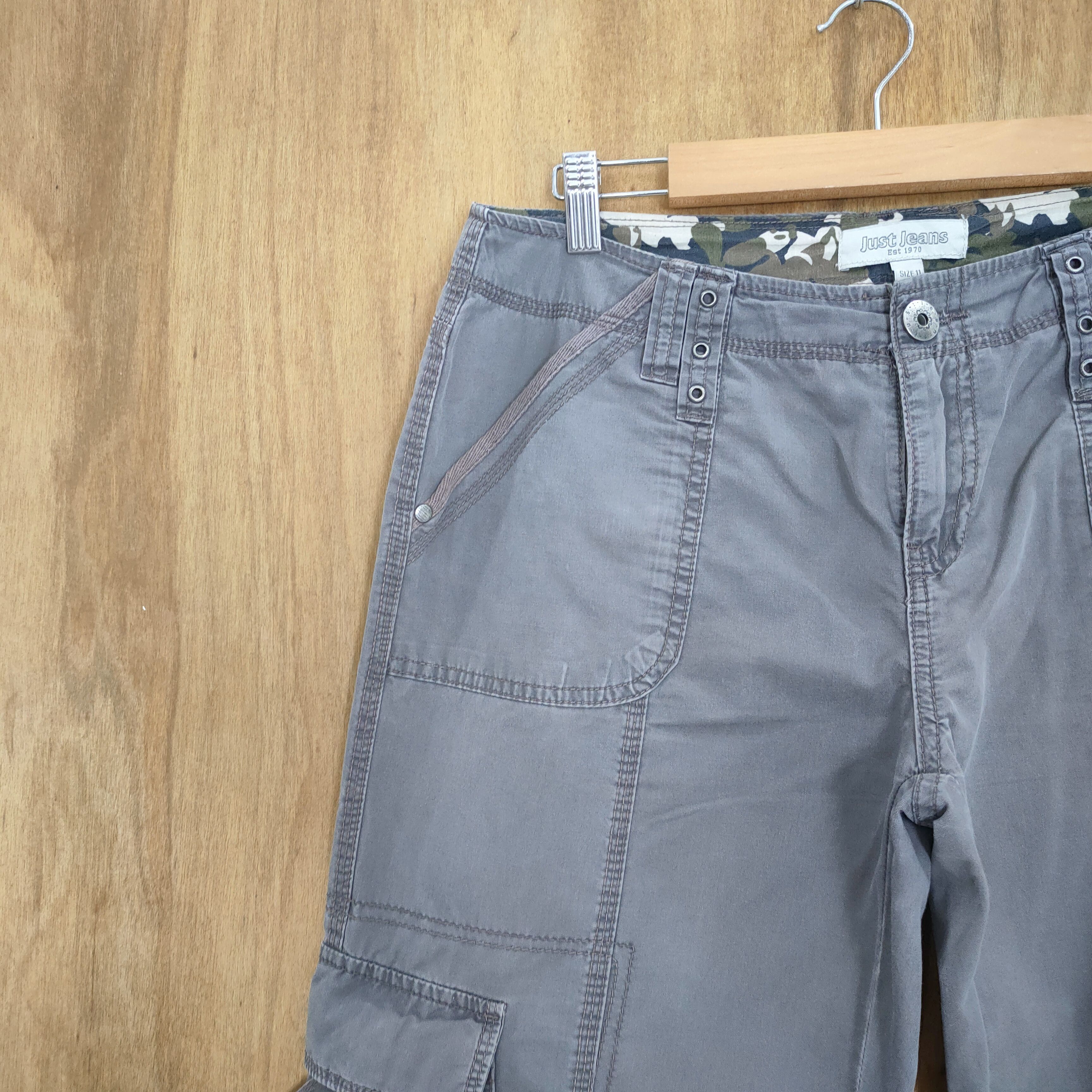 Japanese Brand × Vintage VINTAGE JAPANESE BRAND FADED GREY CARGO PANTS Size US 33 - 7 Thumbnail