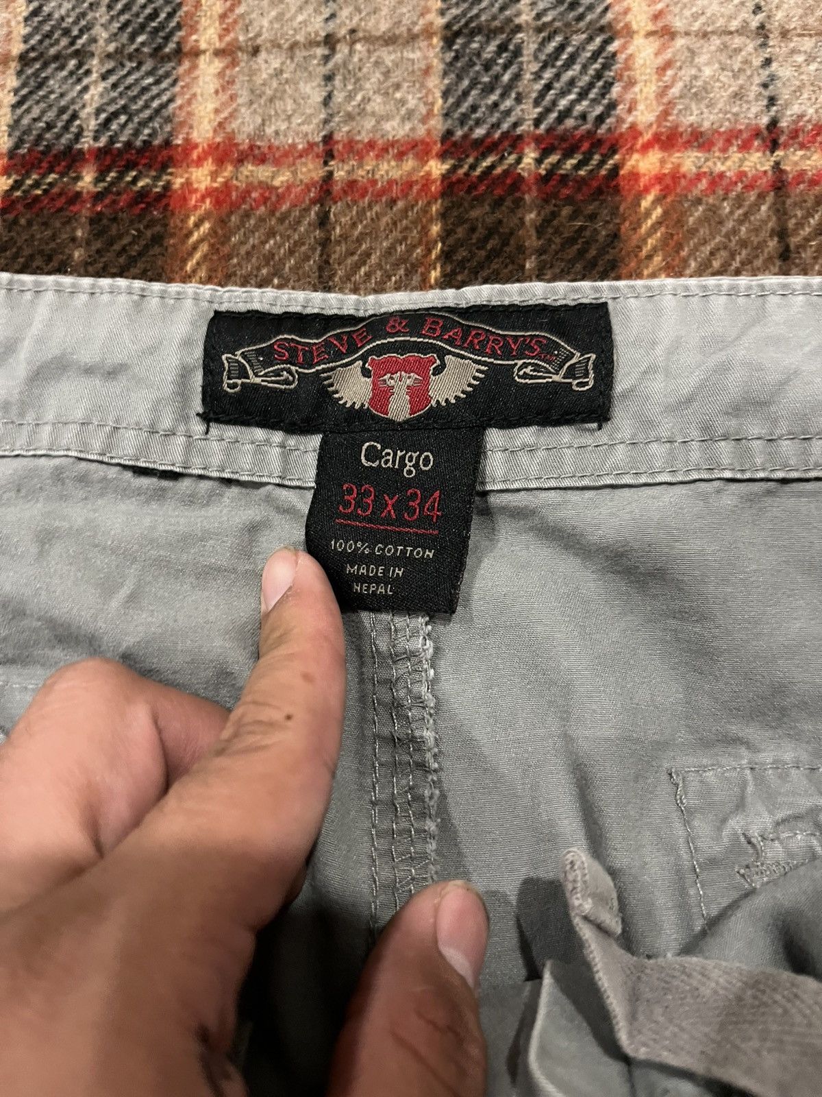 Steve And Barrys Vintage Y2K 2000’s Steve and Barry’s Military Cargo Pants Size 34" / US 12 / IT 48 - 6 Thumbnail