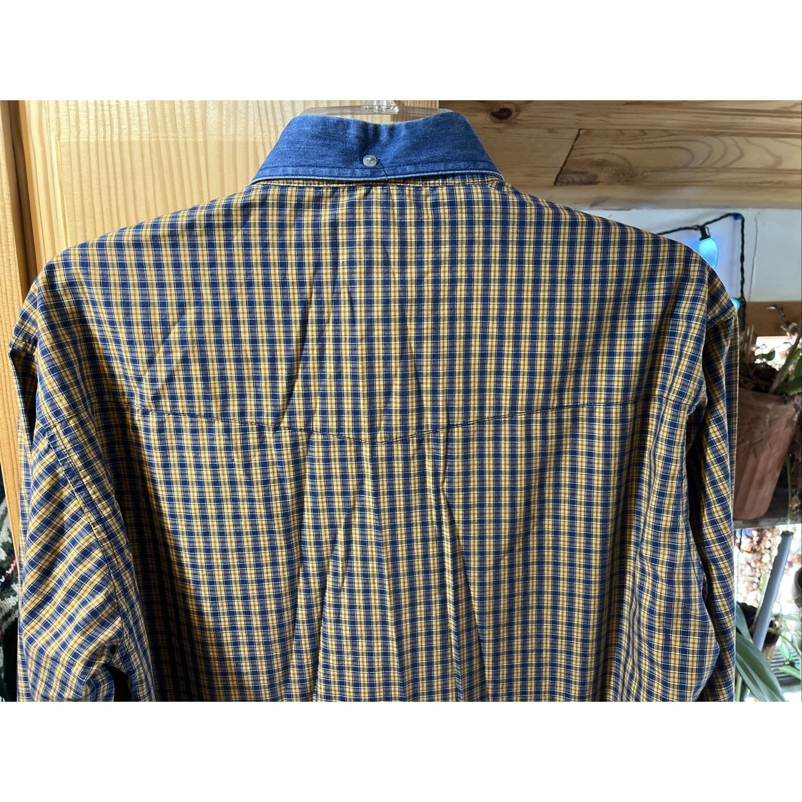 Wrangler Wrangler PBR Button Shirt Men’s S Rodeo Western Yellow Size US S / EU 44-46 / 1 - 8 Thumbnail