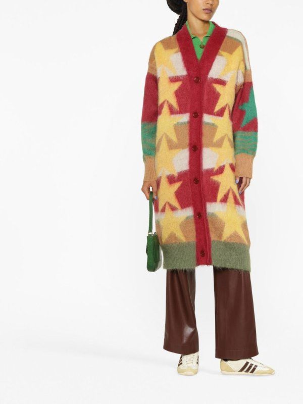 Palm Angels o1y1125 Cardigan in Multicolor Size XS / US 0-2 / IT 36-38 - 2 Thumbnail