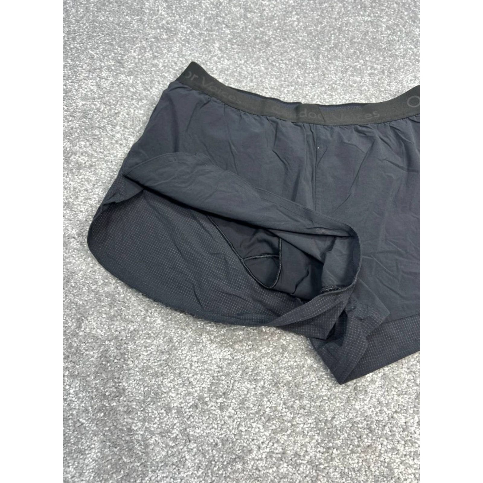 Outdoor Voices VINTAGE Outdoor Voices Relay Shorts Womens Medium Black Stretch Athletic Activewear Size 32" / US 10 / IT 46 - 2 Thumbnail