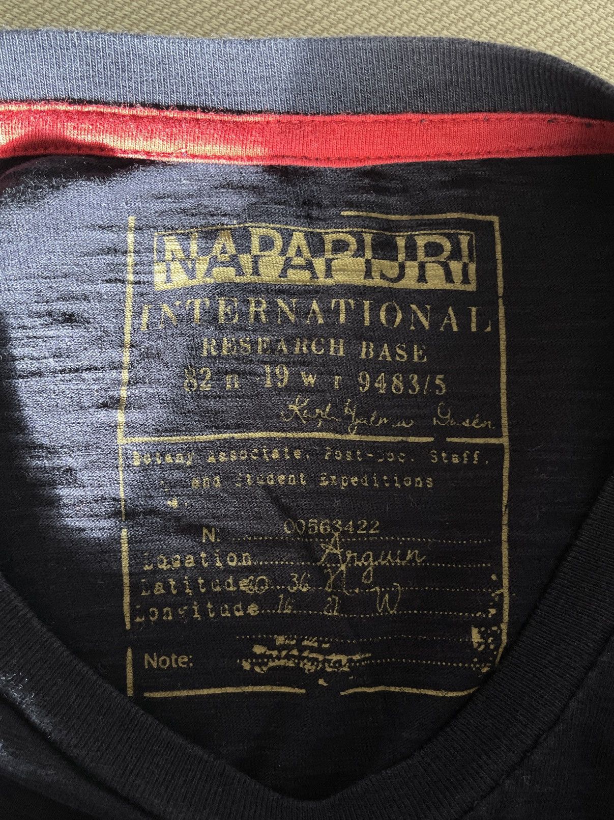 Napapijri Napapijri International Research Base Long Sleeve T-Shirt Size US M / EU 48-50 / 2 - 5 Thumbnail