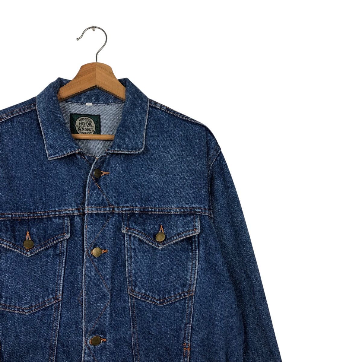 Hysteric Glamour 📌Vintage Biker Denim Jacket Hook Angel Multi Pocket Size US M / EU 48-50 / 2 - 7 Thumbnail