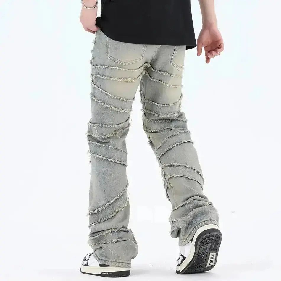 Japanese Brand Opium Embroidery Stack Denim Jeans Retro Vintage y2k Size US 30 / EU 46 - 2 Thumbnail