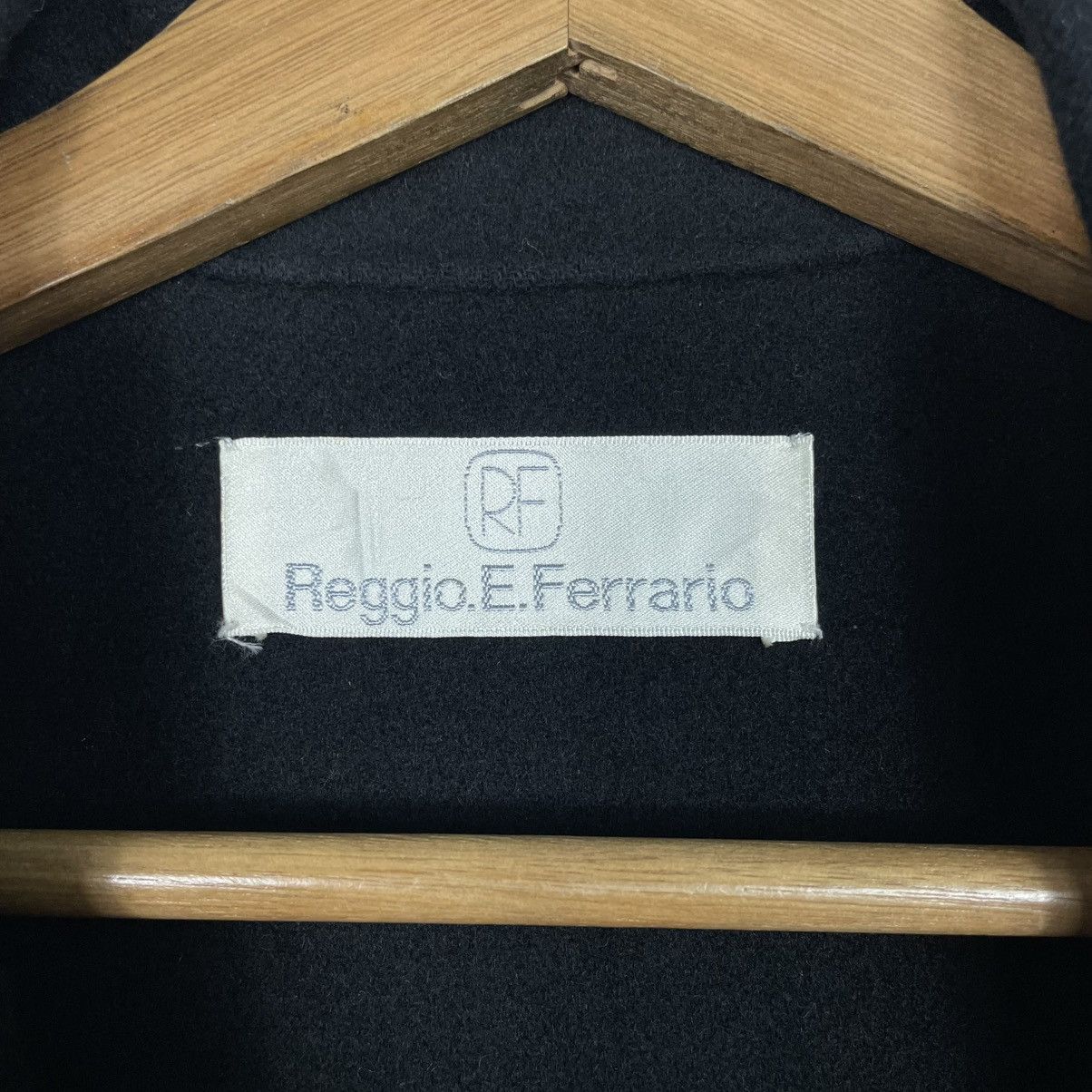 Other Reggio E. Ferrario Double Breasted Wool Coat Size L / US 10 / IT 46 - 15 Thumbnail