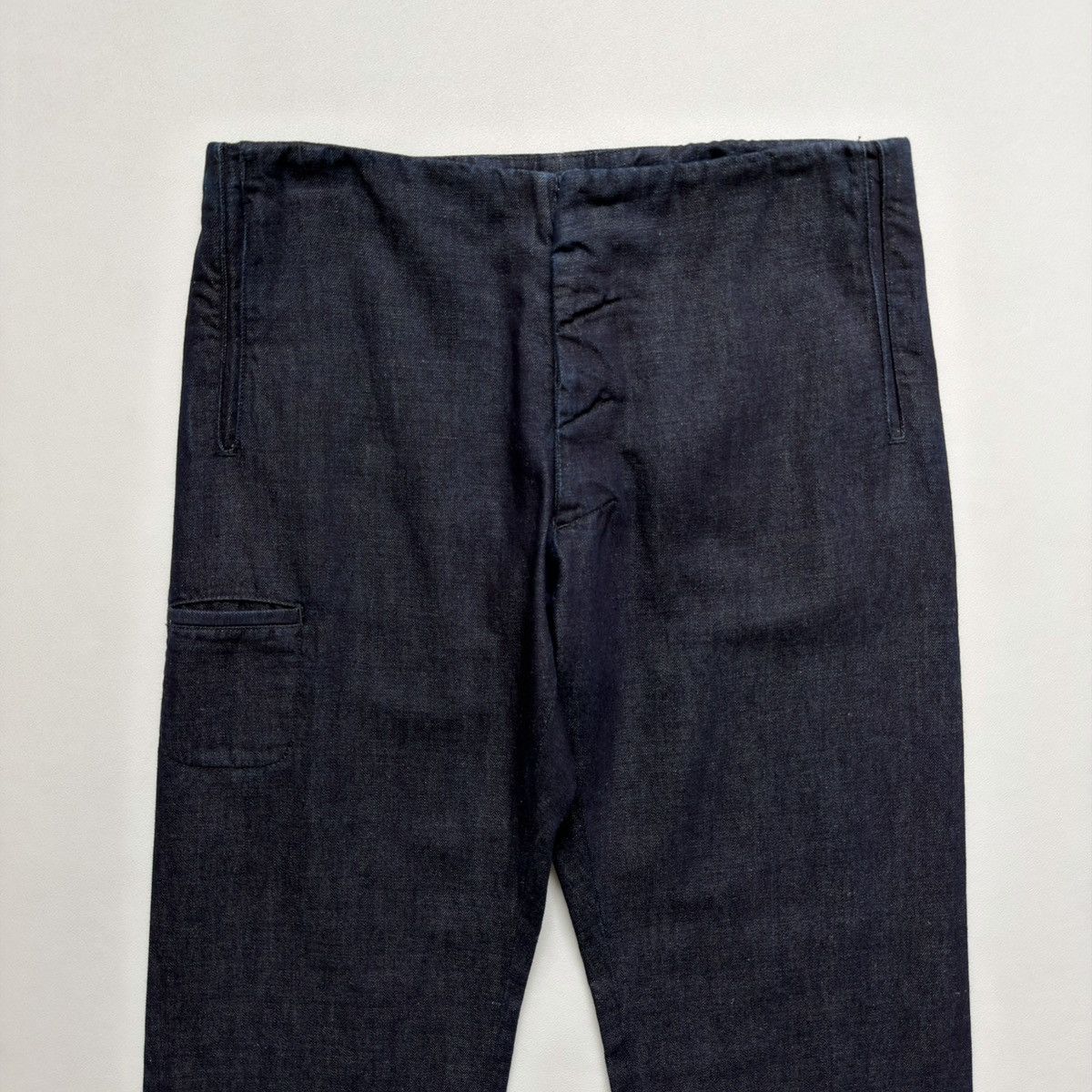 Maison Margiela S/S 11 Blue Denim ‘Mini Side Pocket’ Pants Size US 32 / EU 48 - 3 Thumbnail