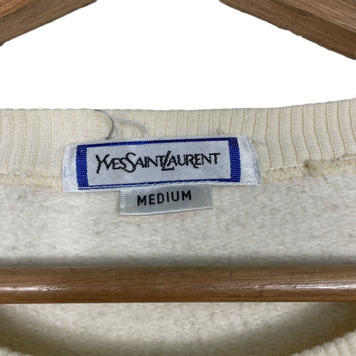 Yves Saint Laurent Vintage Yves Saint Laurent Big Logo Sweatshirt Size US M / EU 48-50 / 2 - 11 Thumbnail