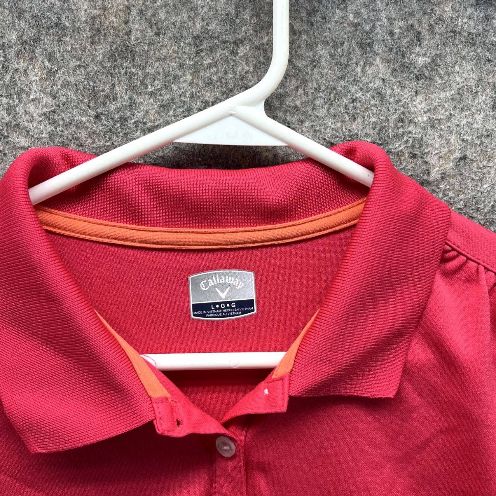 Callaway Callaway Polo Shirt Women Large Pink Polyester Logo Preppy Golf Shirt Ladies Casual Size L / US 10 / IT 46 - 5 Thumbnail