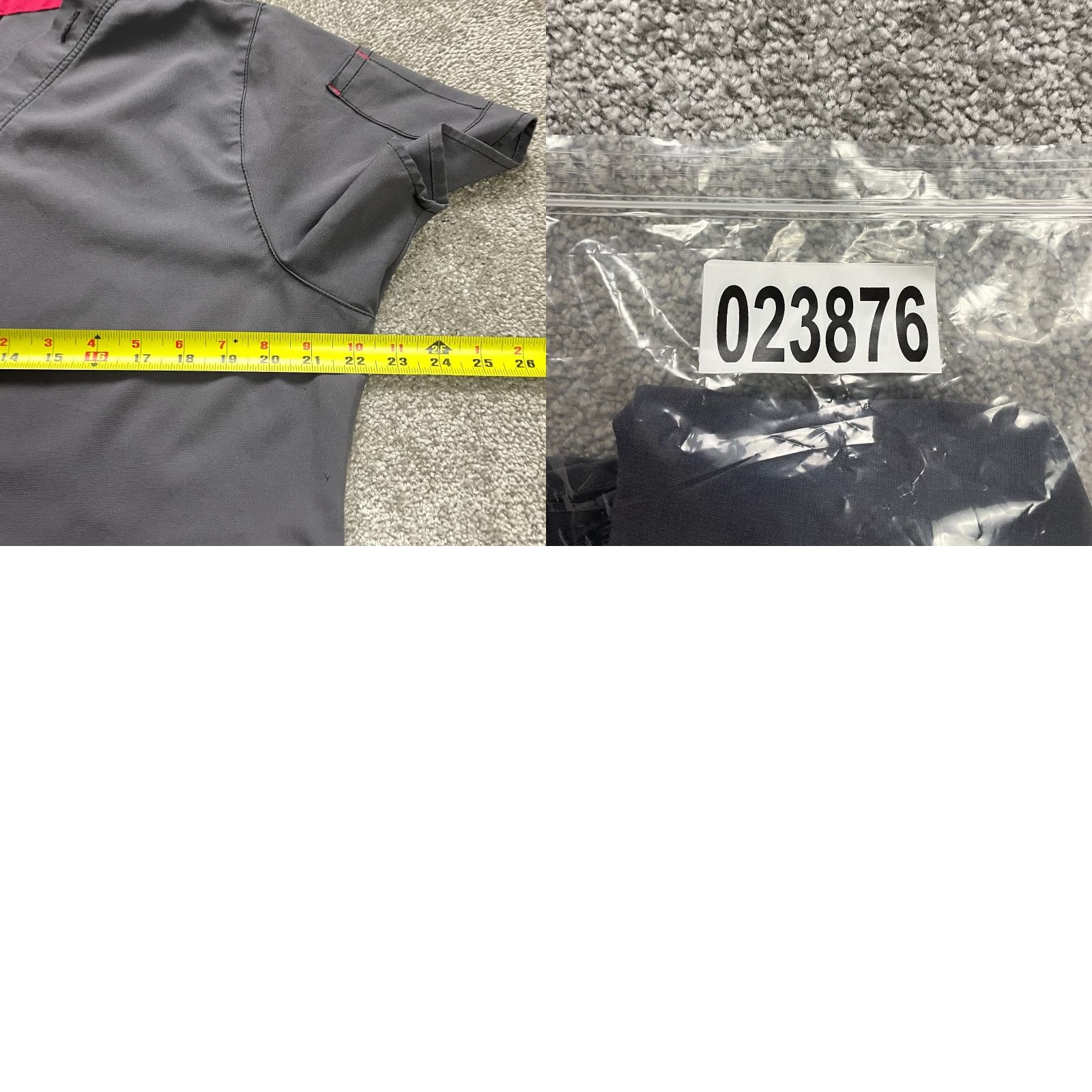 Carhartt Carhartt Force Top Scrub Unisex Adult Large Gray V-Neck Medical Uniform Workwear Size US L / EU 52-54 / 3 - 8 Thumbnail