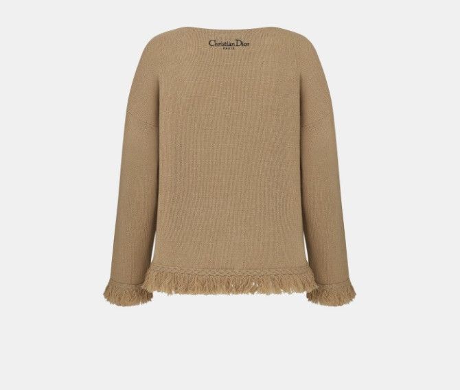 Dior o1w1db10325 414S0 Embroidered Sweater in Multicolor Size L / US 10 / IT 46 - 2 Thumbnail