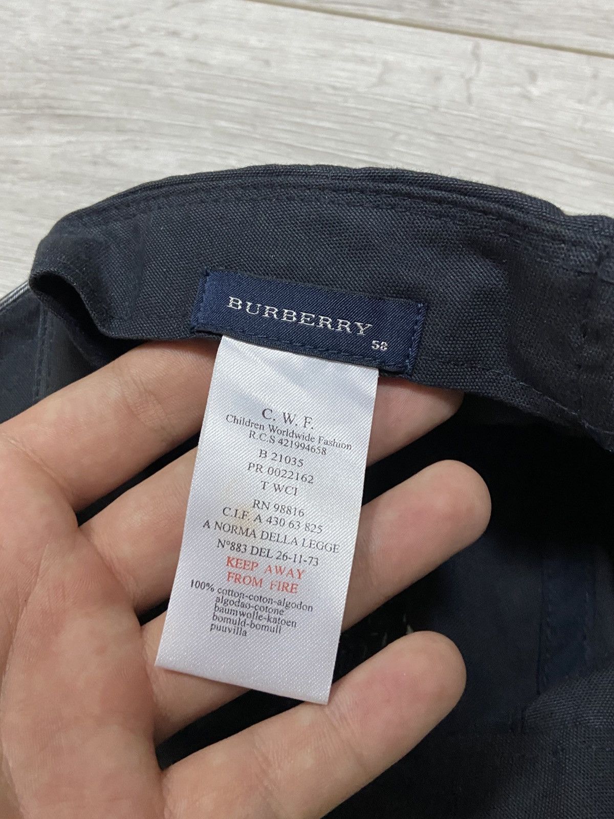 Burberry Burberry check big B horseferry vintage cap Size ONE SIZE - 11 Thumbnail