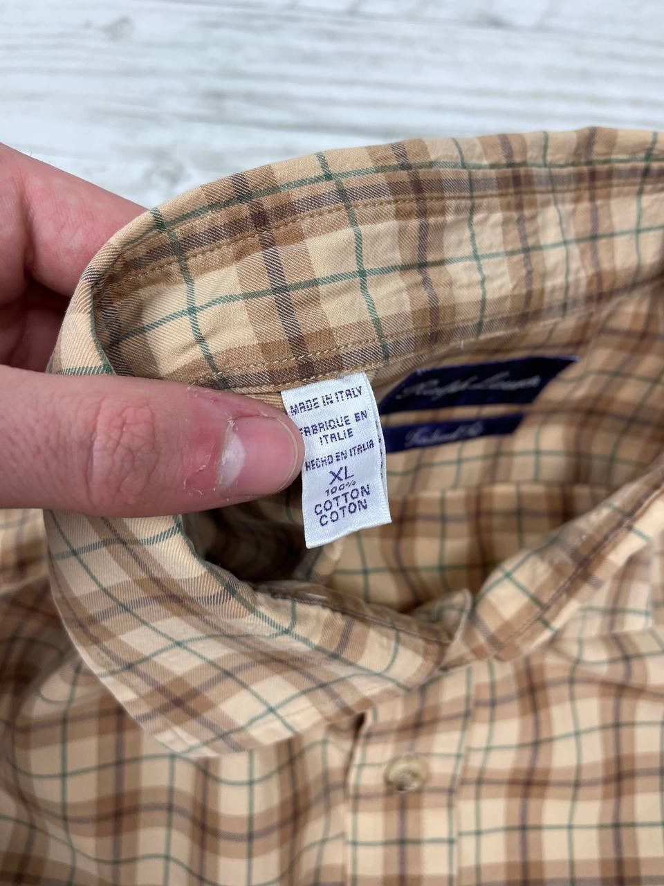 Ralph Lauren Purple Label Polo Ralph Lauren Purple Label Shirt Button Up Check Size US XL / EU 56 / 4 - 12 Thumbnail