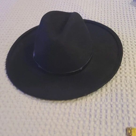 Other Black belted wool felt hat for fall Size S/M Size ONE SIZE - 1 Thumbnail