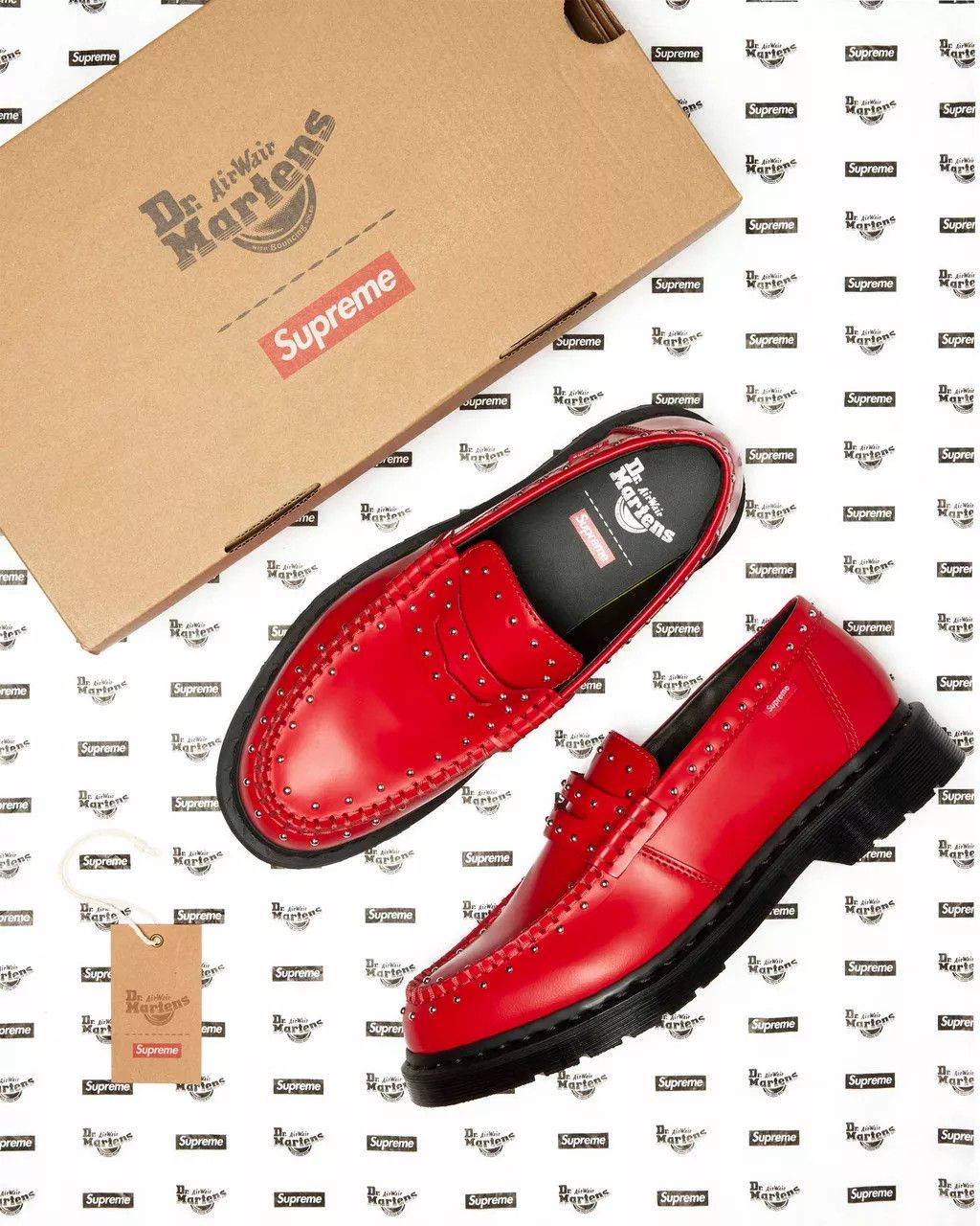 Dr. Martens × Supreme Penton Supreme Stud Leather Loafer Size US 7.5 / EU 40-41 - 5 Thumbnail
