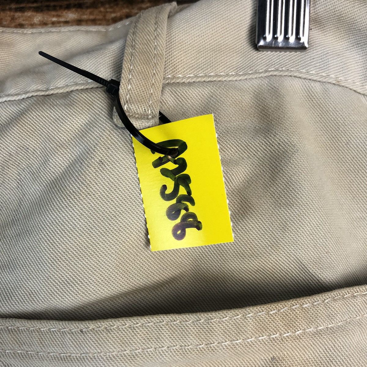 Carhartt Carhatt faded White dirty worker painter cargo Pants #A2588 Size US 33 - 9 Thumbnail