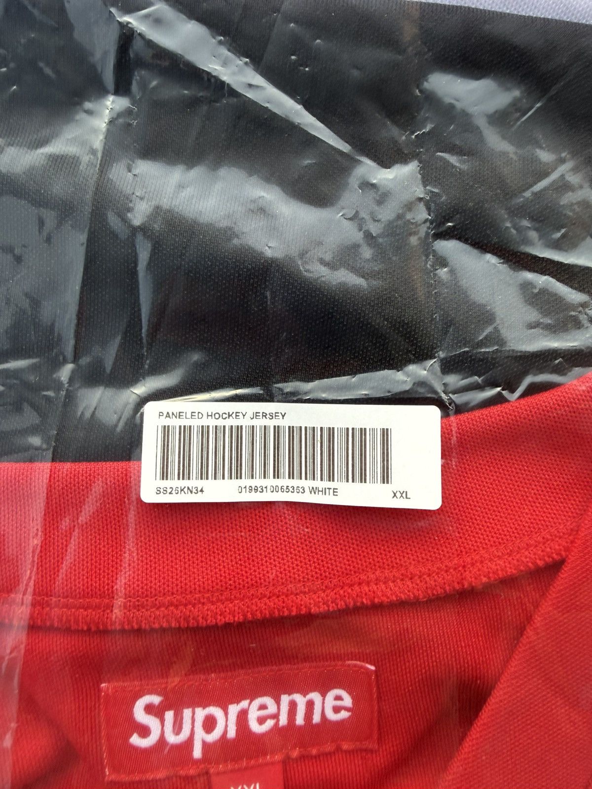 Supreme Supreme SS26 Paneled Hockey Jersey Size US XXL / EU 58 / 5 - 4 Thumbnail