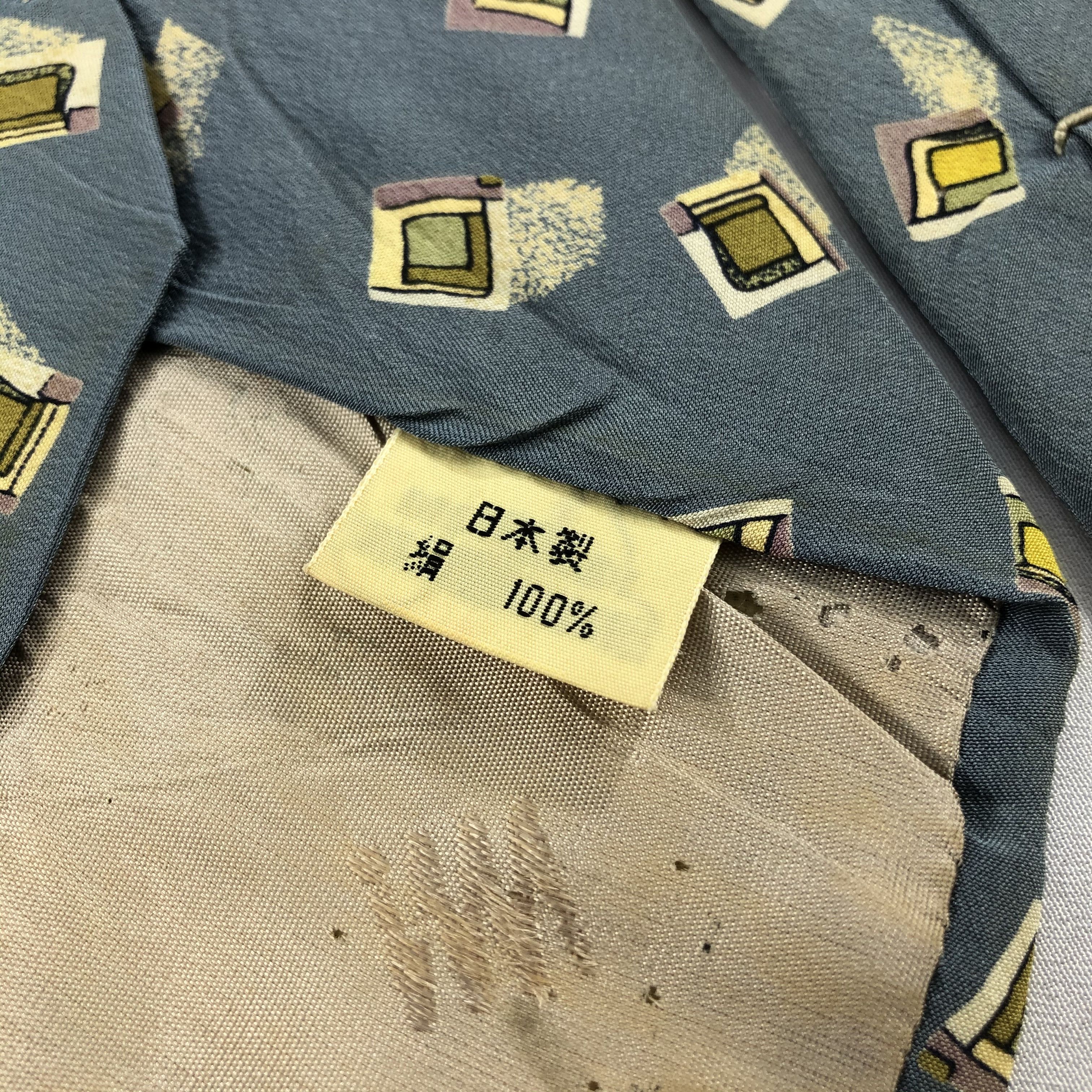 Issey Miyake × Japanese Brand × Vintage Issey Miyake Silk Neck Ties T109 Size ONE SIZE - 5 Thumbnail