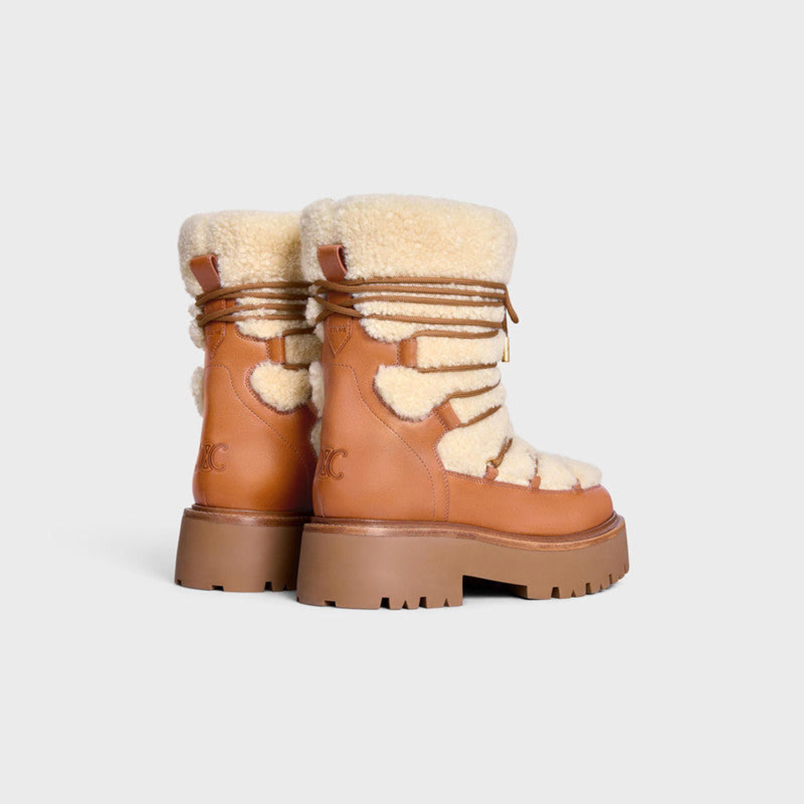 Celine Celine Bulky Shearling Boots Size US 5 / IT 35 - 3 Thumbnail