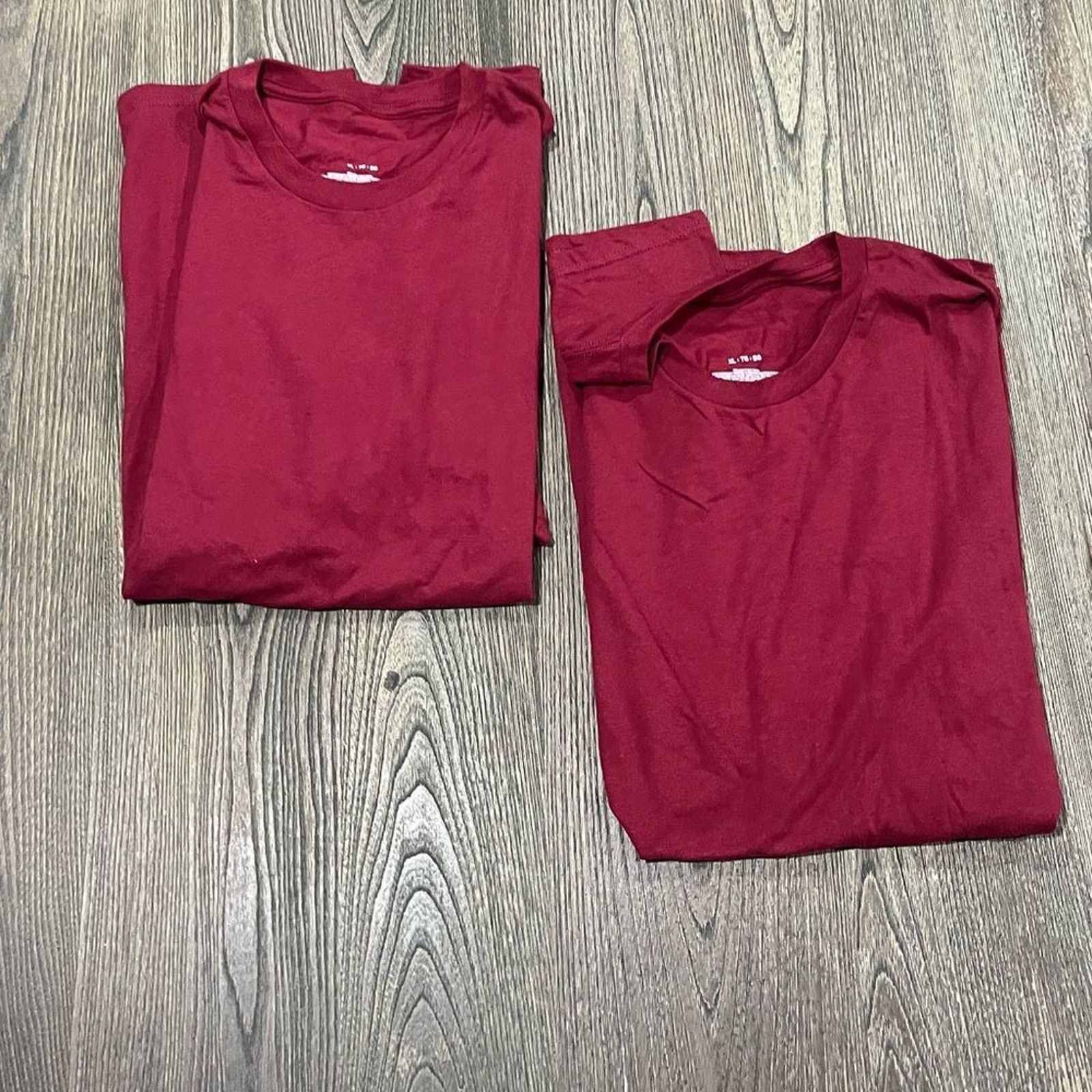 Vintage NWOT 2 Pack Mens T-Shirts Crew Neckline Short Sleeve Size XL Size US XL / EU 56 / 4 - 1 Thumbnail