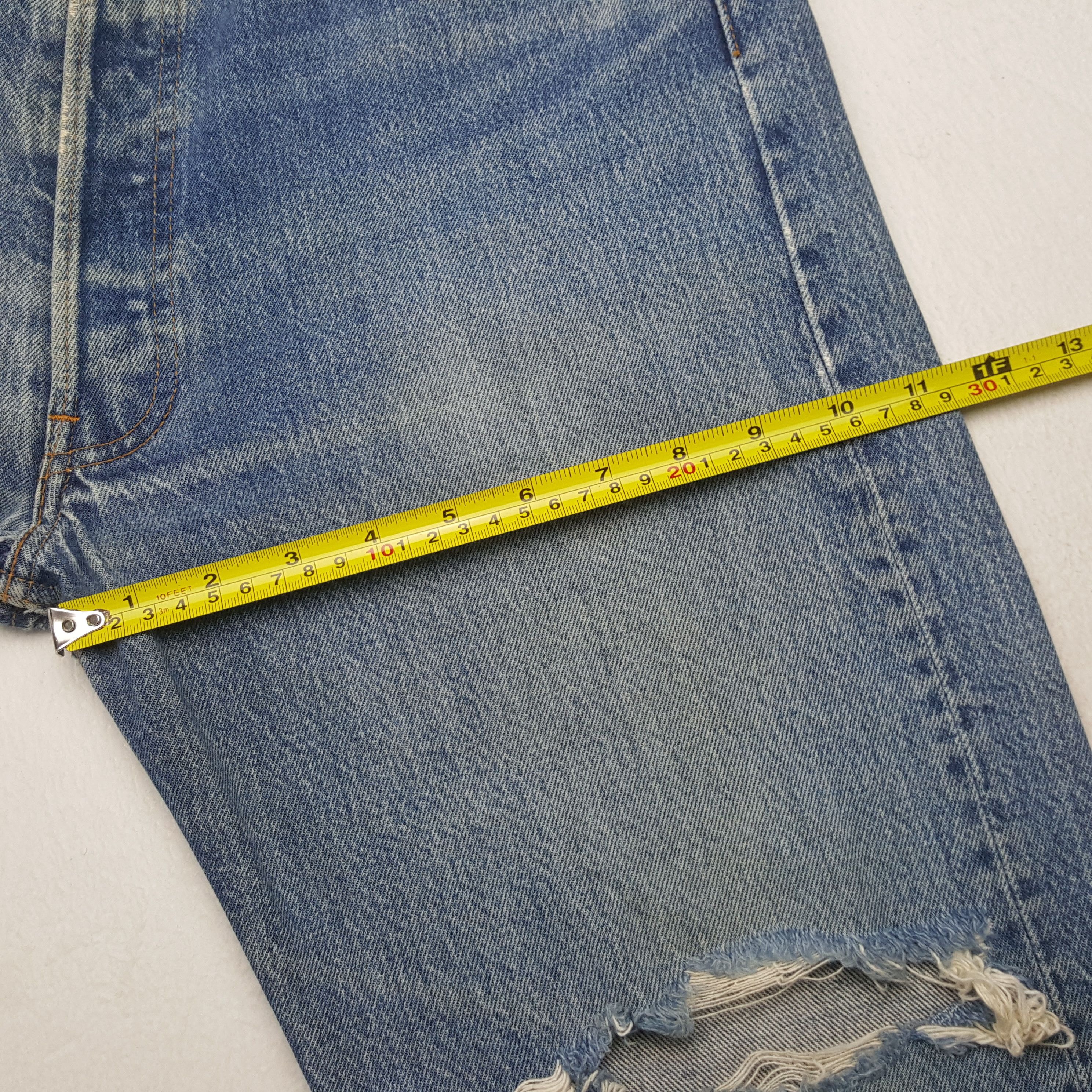 Levi's Levis Streetwear Style Distressed Jeans RR9 Size US 33 - 9 Thumbnail