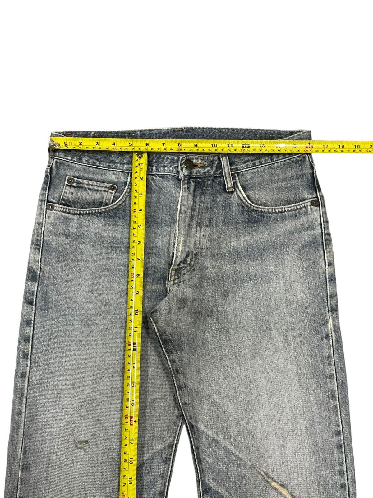 Edwin Vintage Edwin Extra Extreme Fade Wash Distressed Loose Jeans Size US 32 / EU 48 - 14 Thumbnail