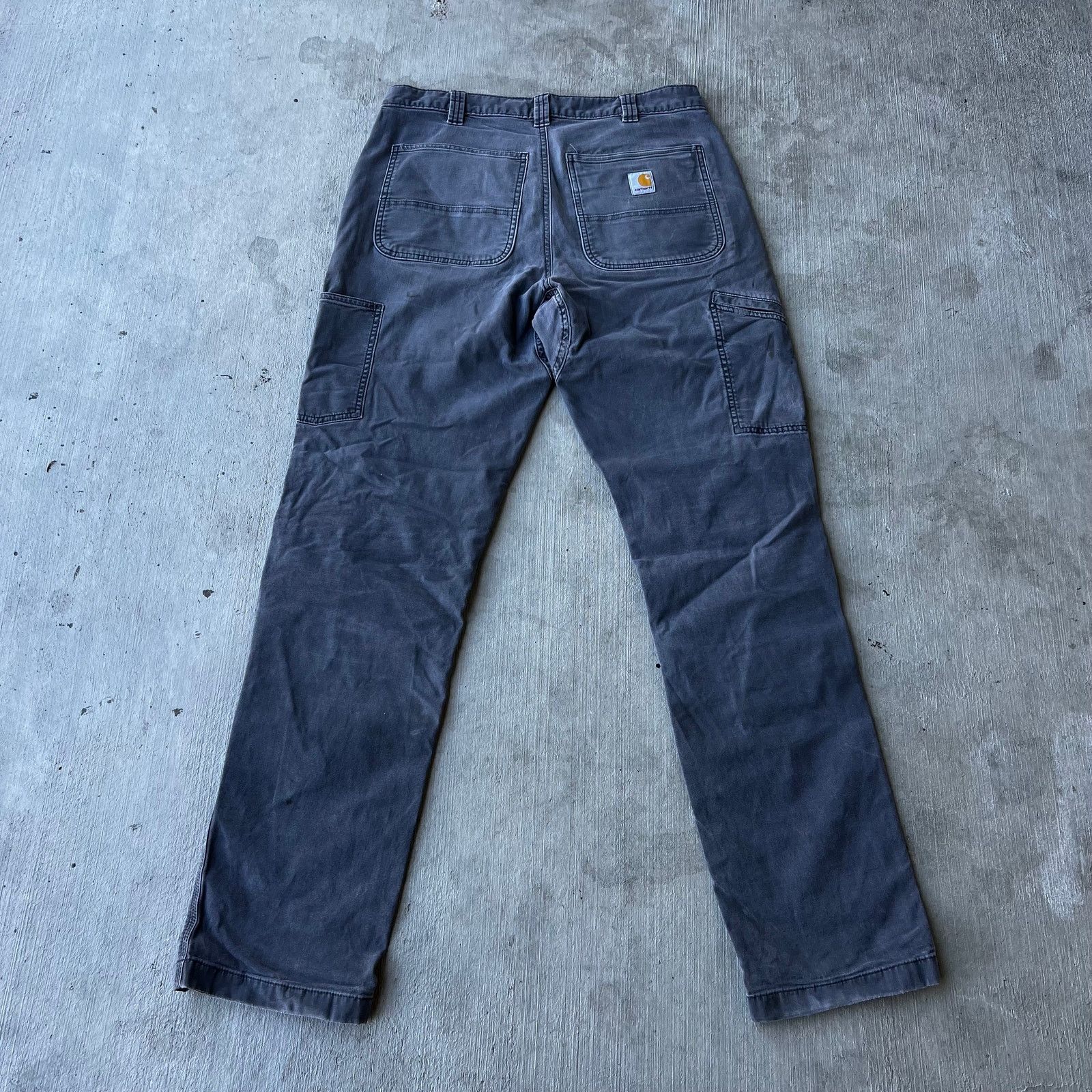 Carhartt × Vintage Carhartt gray relaxed fit double knee work carpenter pants Size US 32 / EU 48 - 6 Thumbnail