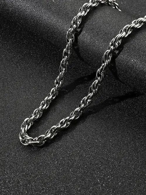 Other Retro Punk Minimal Vintage Chain Link Steel Size ONE SIZE - 4 Thumbnail