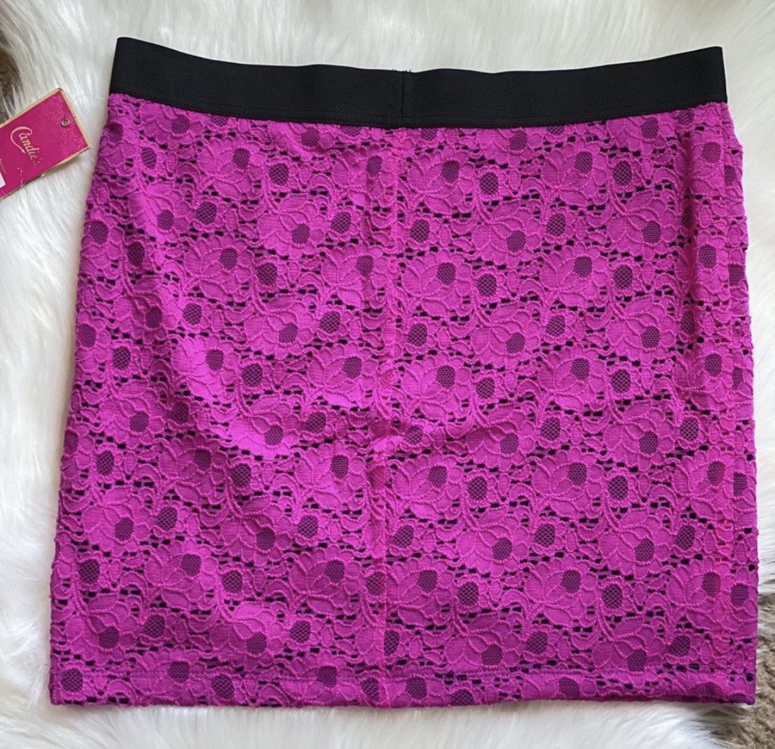 Other CANDIE’S FLORAL LACE MINI SKIRT Size 31" - 5 Thumbnail