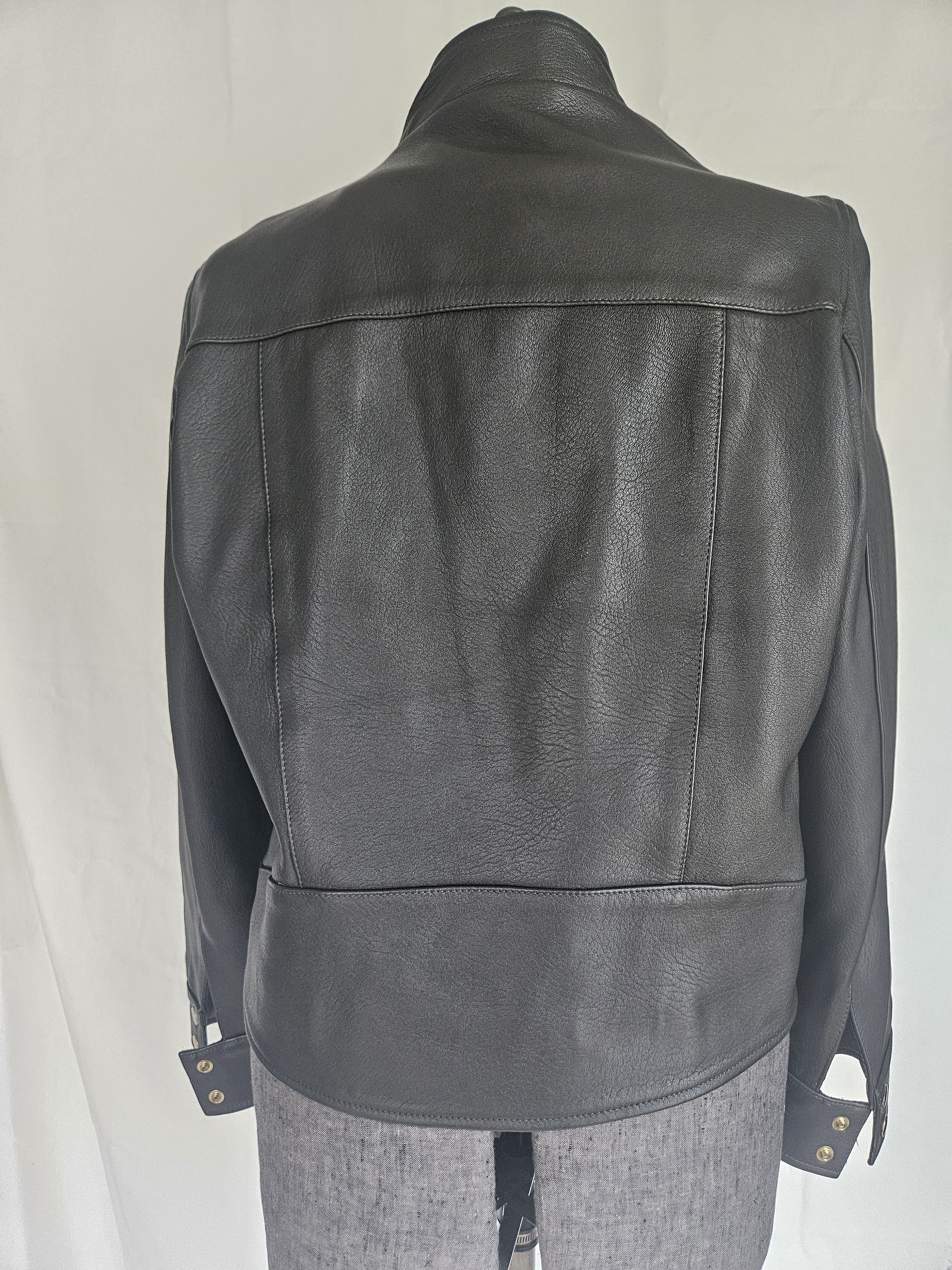 ME+EM ME+EM Icon Leather Biker Jacket size US10 Size L / US 10 / IT 46 - 4 Thumbnail