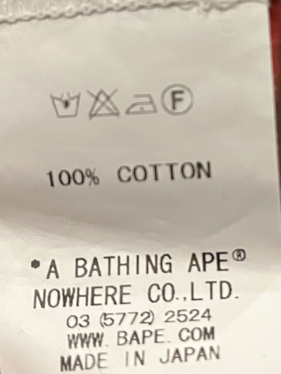 Bape Bape logo tee shirt Size US XL / EU 56 / 4 - 5 Thumbnail