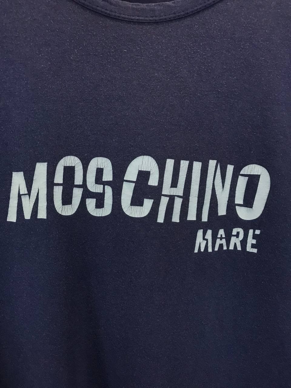 Moschino Moschino Mare vintage designer tee Size US L / EU 52-54 / 3 - 3 Thumbnail