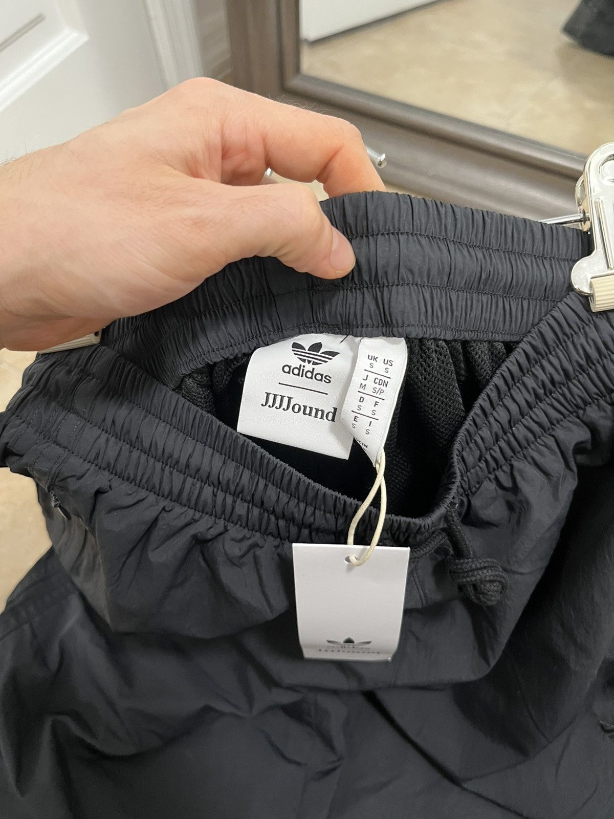 Adidas × JJJJound adidas x JJJJound Trackpants Triple Black Pants Retro mens Size US 30 / EU 46 - 5 Thumbnail