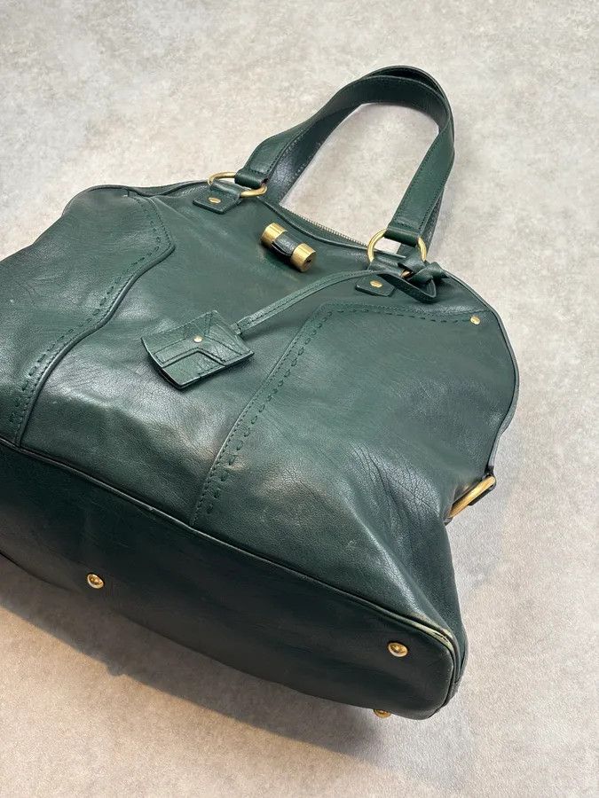 Yves Saint Laurent AW2008 Yves Saint Laurent Muse Dark Green Leather Handle Bag Size ONE SIZE - 6 Thumbnail