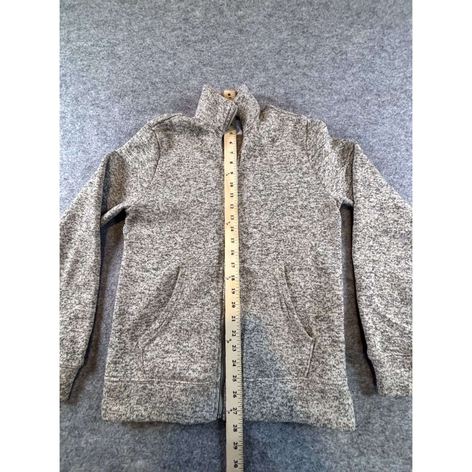 Old Navy Old Navy Men’s Basic Full-Zip Gray Jacket | Size Small | Jacket Size US S / EU 44-46 / 1 - 3 Thumbnail