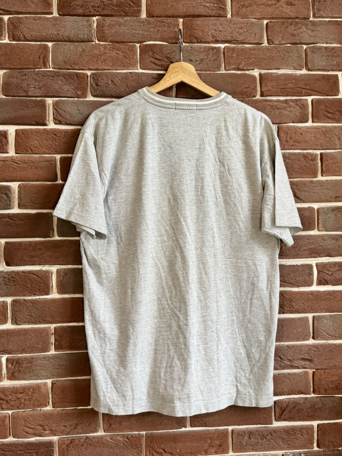 Vintage Rare Yves Saint Laurent YSL vintage t-v neck big logo rare Size US M / EU 48-50 / 2 - 2 Thumbnail