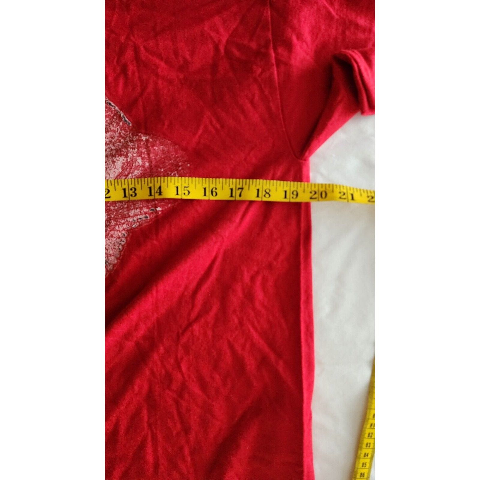 Jerzees Vintage Native American Shirt Jerzees Red Faded T-shirt VTG Size US M / EU 48-50 / 2 - 5 Thumbnail