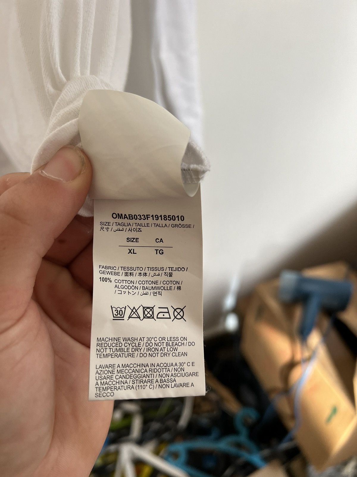 Off-White × Virgil Abloh Off white Acrylic Hoodie Size US XL / EU 56 / 4 - 13 Thumbnail