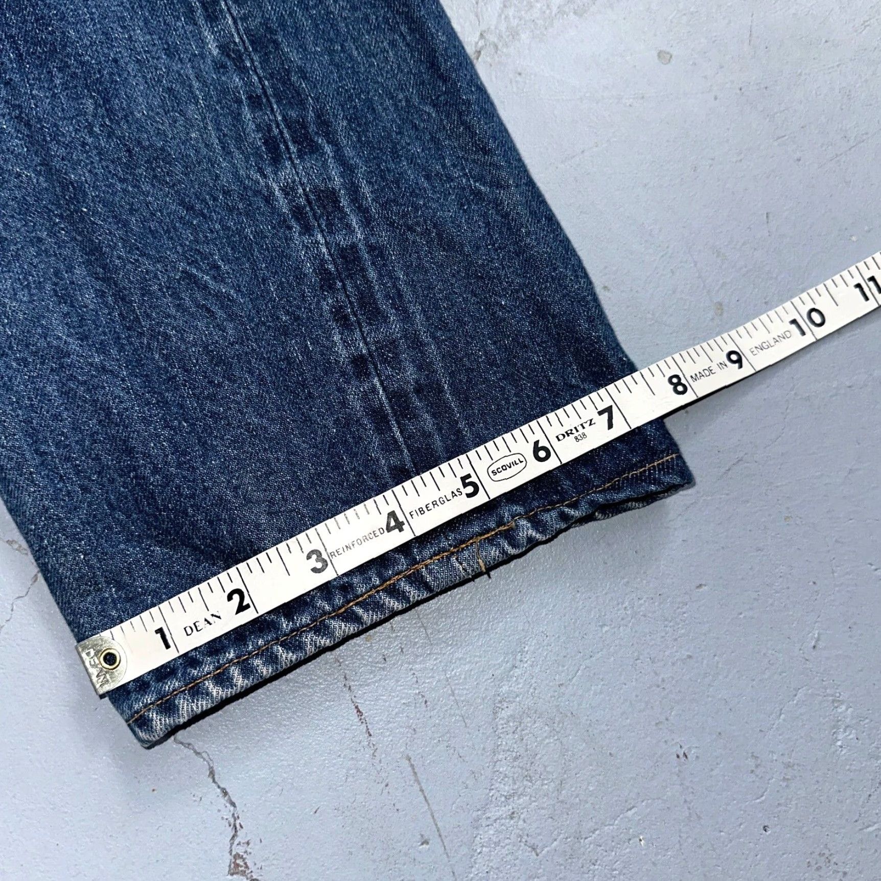 Levi's VINTAGE Levi's 501 XX Jeans 34x25 Mid Wash Blue Redline Selvedge Distressed 70s Mens Size US 34 / EU 50 - 6 Thumbnail