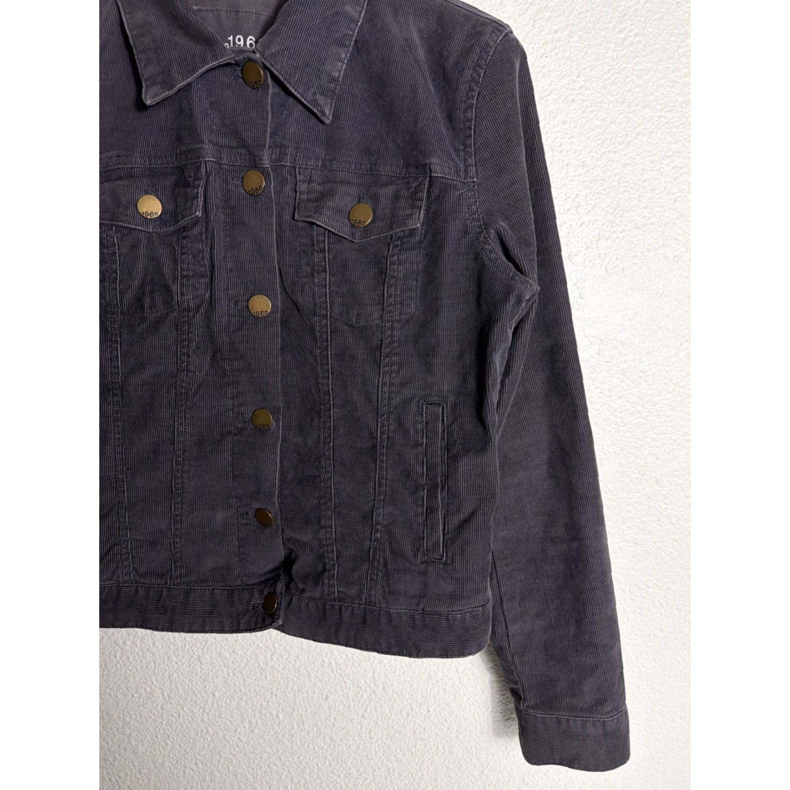 Gap GAP Corduroy Shirt Jacket Brown Long Sleeve Button Up Women's Size Medium Size M / US 6-8 / IT 42-44 - 4 Thumbnail